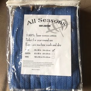 Twin size Cotton Blanket